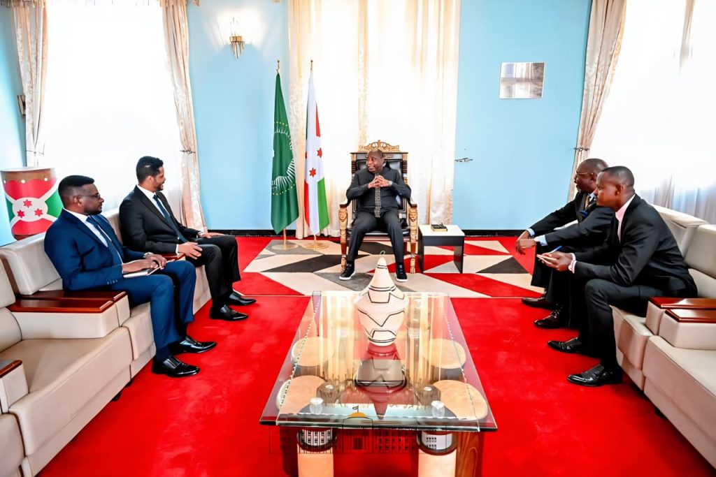 A delegation from the Transitional Government for Peace is meeting with the chairperson of the African Union in Gitega to discuss the peace process in Sudan.